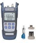 Front view of FYBOPTWU 3-in-1 fiber optic tester with optical power meter and VFL LED, FC/SC/ST