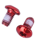Red Torx M5x9mm Bike Disc Brake Rotor Bolts Set Of 12 Stainless Steel Torx T25 Drive Corrosion Resistant Screws Pair