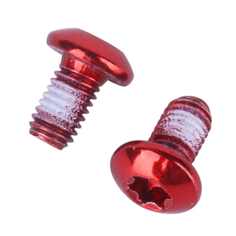 Red Torx M5x9mm Bike Disc Brake Rotor Bolts Set Of 12 Stainless Steel Torx T25 Drive Corrosion Resistant Screws Pair