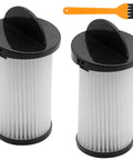 Top Shelf HEPA Pre Motor Vacuum Filters 2 Pack with pleated design and cleaning brush for Eye Vac and Neo Vac Elite.