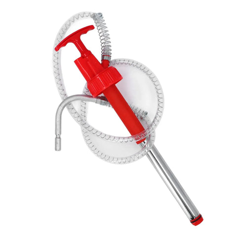Top Notch Portable Transfer Pump For 20L Drums That Handles Engine Oil And Fluids With ease, Featuring Durable Stainless Steel Build.