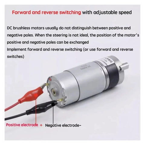 DC Planetary Gear Motor 36-555 Miniature Low Speed Adjustable 12V/24V Permanent Magnet Motor With Center Output Shaft 571 RPM for automation.