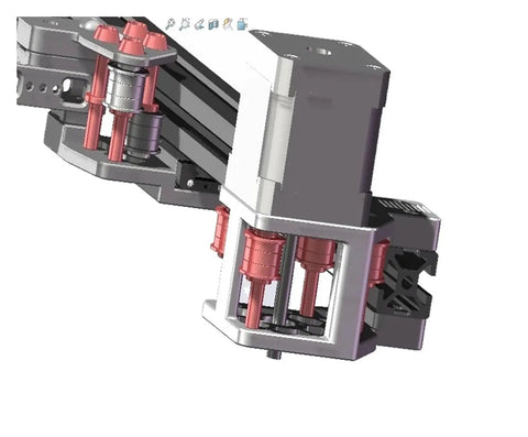 Hella Smooth CNC Upgrade Kit For Voron 2.4 Trident 3D Printer Featuring 9Mm Belts And 4Awd Motion System Compatible With Nema17 Motors Complete Full Build Package