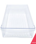 Fridge Meat Drawer 240530811 Clear Replacement For Refrigerators Durable Plastic Organizer Tray That Keeps Meats Fresh Easy Slide