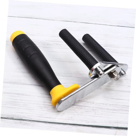 Gypsum Board Lifter And Tile Carrier Tool With Wide Base For Hauling Glass And Plasterboard. Heavy-Duty grip and padded handle.