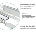 Heavy Duty Dust Box Compatible With Roborock S5 S6 T6 Robot Vacuum Cleaner Replacement Parts showing durable ABS plastic, designed for effective dust filtration.