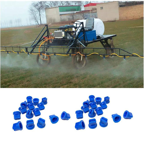 8 Piece Boom Sprayer Nozzle Set For Knapsack Sprayers High Pressure Flat Fan And Hollow Cone Tips With Deflector Nozzles