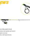 Crappie Thunder Spinning Rod And Reel Combo Dope 5 Foot 6 Inch Two Piece IM6 Graphite Blank Size 75 Reel Right Or Left Hand Retrieve