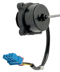 Condenser Fan Motor Assembly For Refrigerators, DC 12V 1A, 4 Pin, High Quality Metal Housing, Replacement Part EAU65058502, front view