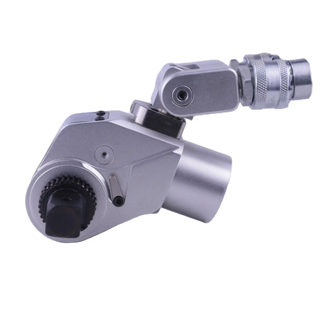 No Sweat Hydraulic Torque Wrench 1741 Nm Square Drive with swivel action arm and precision mechanism for repair work.