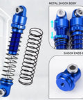 28mm RC Oil Shocks 4Pc Aluminum Shock Absorbers For 1/30 Axial SCX30 Wrangler Bronco RC Crawler Upgrades With Sick Damping