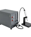 Premium Automatic Spot Welding Machine With Pulse Argon Arc Precision Control For Jewelry And Metal Crafts High Efficiency 50A To 600A Power Adjustable with dual LCD screens.