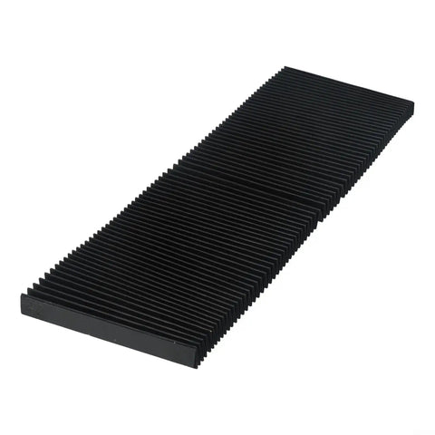Flexible CNC Milling Machine Bellows Guard Cover 130mm Accordion Cloth Shield for Milling Tools and Gear, side view