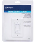 Packaged Ceiling Fan Wall Control Rotary Dial With Variable Speed Four Speeds Two Wire Install Replaces Toggle Switch White