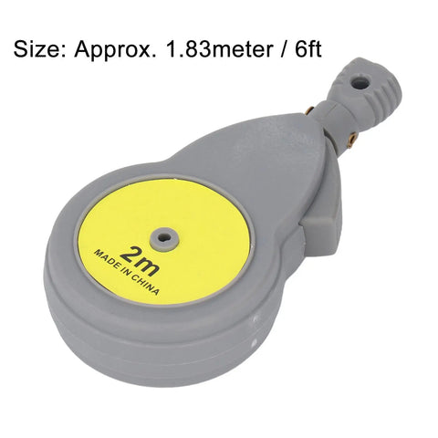 Heavy Duty Rotating Beam Compass With Retractable Tape Measure And Fifty Pencil Refills For No Sweat Pro Shop Layouts And Dead Nuts Dual Scale Accuracy, 6ft retractable tape measure.