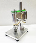 Hella Compact Mini Bench Drill Press For Precision DIY Projects And Watch Repair. Compact aluminum drill with 0.3-4mm clamping range.