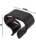 Black plastic furniture clip with dimensions for 6.8x6cm Pack Of 10 Non Slip Furniture Clips For Chairs And Sectionals Durable Patio Clip Set