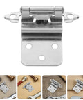 Heavy Duty Iron Cabinet Hinges 4 Pack Self Closing Flush Mount Hidden Hinges For Kitchen And Bathroom Cabinet Doors Tough As Nails