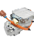 Slick Auto AC Compressor Upgrade For BYD Qin DM Climate Control, heavy duty 24 Volt pump with aluminum shell and connectors.