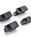Black Cabinet Door Lock And Drawer Latch Retractable Spring Loaded Panel Lock Built To Last Heavy Duty Security Hardware For Cabinets Office Home And Shop Uses 1 Piece XK149 2S in different angles