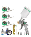Hella Adjustable Pneumatic Paint Sprayer Featuring Pro Grade Brass Valve And Rock Solid Chrome Aluminum Housing Delivers Slick Coatings for detailing