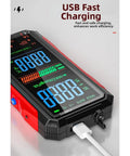 Rechargeable USB-C Digital Multimeter Workhorse Pro Grade With 6000 Counts And An 8 Inch Backlit Screen charging via USB-C cable