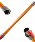 Replacement Wand Tube For Dyson V15 V11 V10 V8 V7 Cordless Vacuum Cleaners 28.7 Inch Orange Extension Tube with connectors