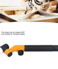 Air Cooled Welding Torch Head With 360 Degree Swivel Neck, One Handed Operation, shown with brass and phenolic materials.
