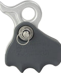 Close-up of grab adjuster from Steel Core Flip Line Kit For Arborists Five Eighth Inch By Ten Feet Neon Orange High Visibility Line