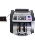 Smooth Operator Money Counter Machine For Iraqi Dinars UV IR MG Counterfeit Bill Detector With Tft Lcd Screen showing LCD and buttons for cash sorting.