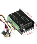 Brushless Spindle BLDC Motor Driver For CNC Speed Controller with external potentiometer and colorful wires, size 9.5 x 7 x 3.5 cm