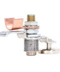Xixian 600A Heavy Duty Welding Ground Clamp With Super Strong Magnet And Thickened Brass Nose For Stable Arcing, Heavy Iron Holder for a close-up view showing design details.