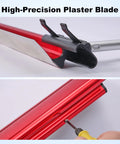 Pro Grade Drywall Skimming Blade Set With 16 Inch And 24 Inch Blades Semicircular Blade 37 To 67 Inch Extension Handle details