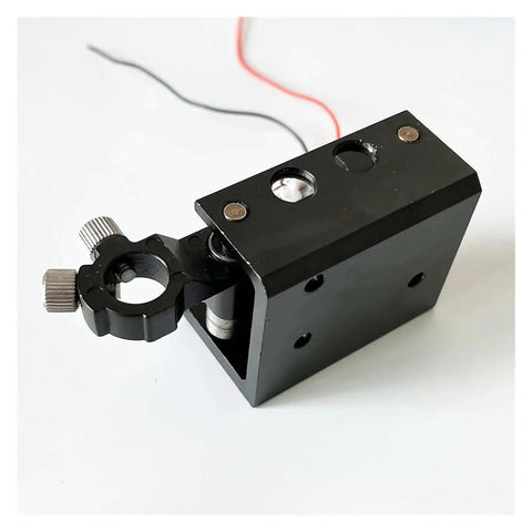 Voice Coil Motor VCM Linear Actuator With Flexible Spring Type, DC12V, No Driver Included, DIY Automotive Precision Motion Unit For Smooth Linear Movement, black metal body