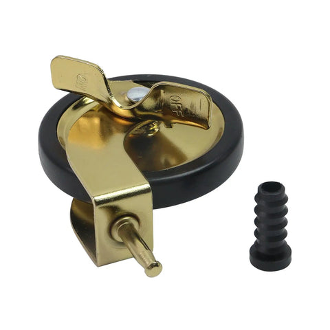 3 Inch Furniture Casters Wheels Vintage Antique Swivel Caster With Brake Gold Finish 4 Pieces Moving Caster Wheels For Office Furniture On Wood Tables Chairs Cabinets Pianos