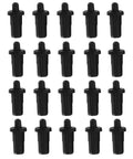 20 Pcs Cabinet Door Dampers Pin Plunger Replacement Kit For Window Shutters Black Easy Install Buffer Pins For Smooth Quiet Close And No Squeak Operation In Home Improvement Projects