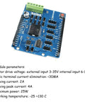 L298P Shield R3 Motor Driver Module Expansion Board for Arduino with specifications shown