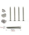 Rock Solid M8 Stainless Steel Ceiling And Wall Mount Hooks For Outdoor Hammocks And Patio Swings Heavy Duty suspension anchors with screws.