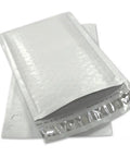 Poly Bubble Mailers 8.5 By 12 Inches Self Seal Water Resistant Cushioned Padded Envelopes 10 Pack shown with seal open