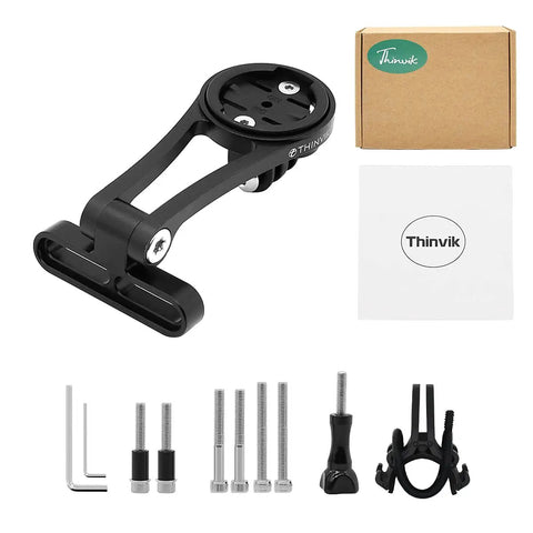 Out Front Extended Bike Computer Mount For Wahoo Elemnt Mini Bolt Roam GPS With Adjustable Angle CNC Aluminum Alloy