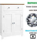 26 Pack Crystal Clear Glass Cabinet Knobs Diamond Cut Drawer Pulls One And A Quarter Inch Diamond, on white cabinet