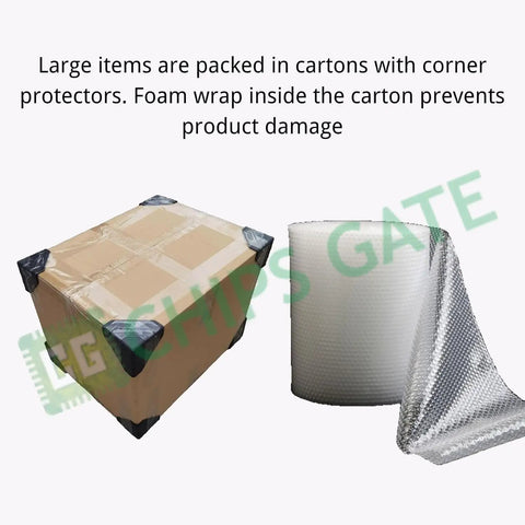 Industrial Terminal Block For Automation Systems packed in corner-protected carton with foam wrap for secure shipping.