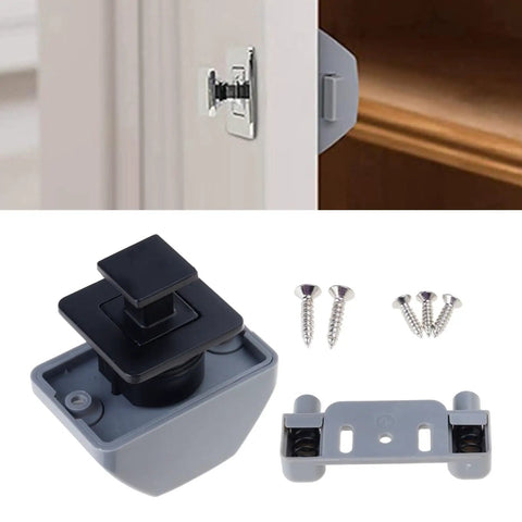 Premium Erosion Resistant Alloy Push Button Latches For Campers Trailers Yachts And Boats Marine Grade One Touch Locking Mechanism With Rustproof