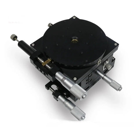 Motorized Rotary Positioning Stage XZR Axis Manual Stage XZR125 L Translation Lifting Rotary Table Three Axis Optical Platform