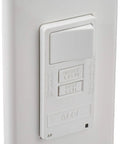 Arc Fault Switch Combo, 15 Amp AFCI With Self Test And LED Indicator, White AFSW1-W, shown mounted on wall