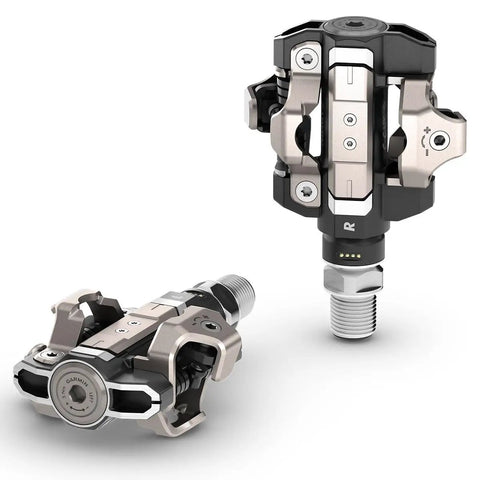 Rally XC210 Dual Sensing Power Meter Pedals Bundle With Rechargeable Battery And Easy Bike Transfer Shimano SPD Cleat Compatible