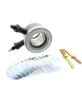 Heavy Duty Hydraulic Throwout Bearing And Hose Installation Kit For Chevy Gm Three Four Speed Manuals complete kit with stainless bearing and hardware.