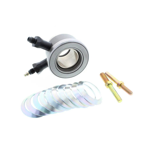 Complete Hydraulic Throwout Bearing And Hose Installation Kit Direct Fit Release Bearing For Chevy Clutch Systems with hardware.