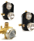 Integrated Diverter Rough In Valve For Showers And Sinks Solid Brass Built To Last Leak Proof Durability Easy Back To Back Install