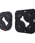 Kickass Woodworking Radius Template Set With Durable Aluminum Router Guide And Quick Release Bases for precise R15 to R40 curve routing.